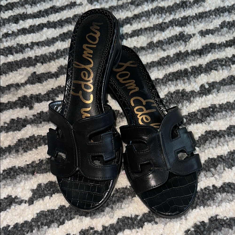 Sam Edelman Black Women's Slide Sandals